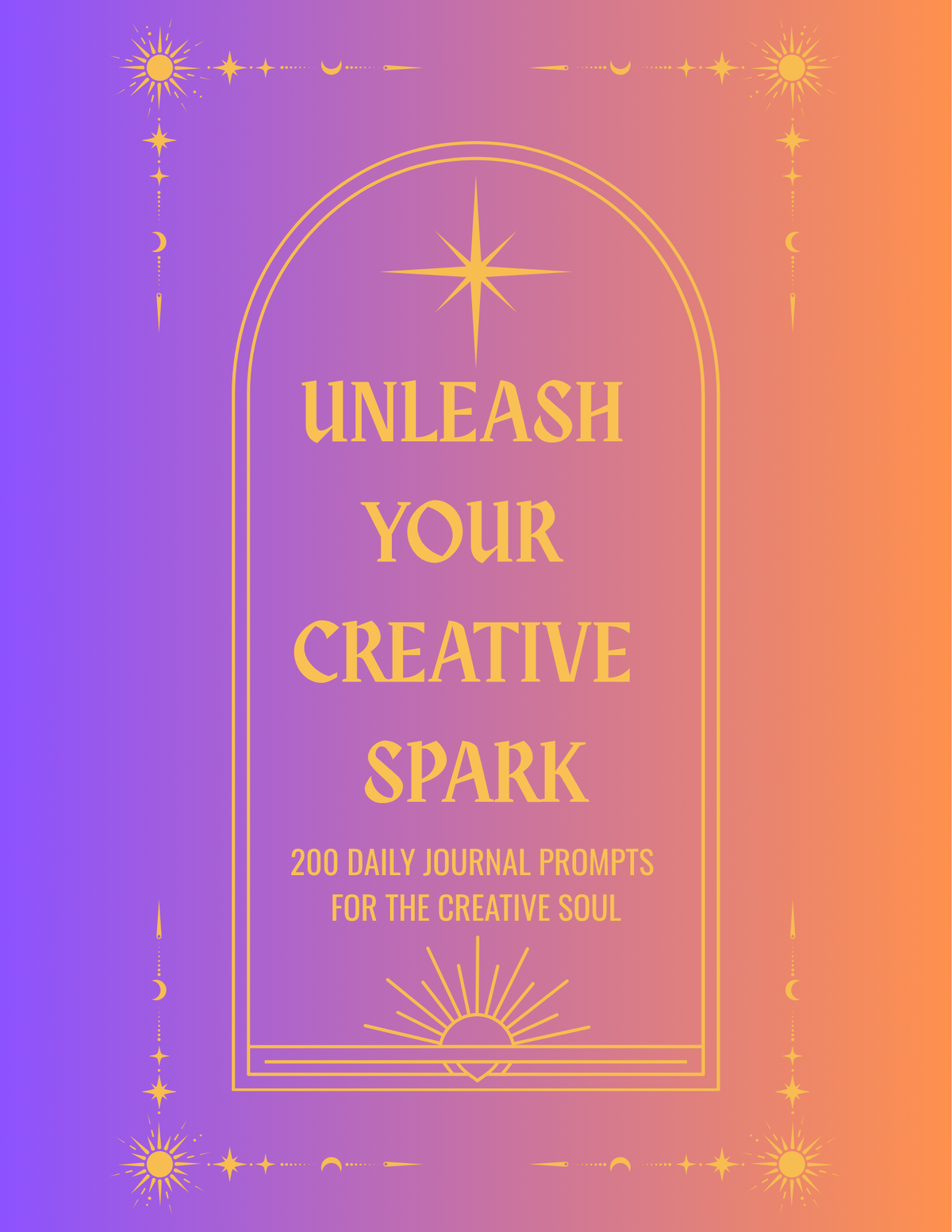 [DIGITAL DOWNLOAD] Unleash Your Creative Spark: 200 Daily Journal Prompts for the Creative Soul