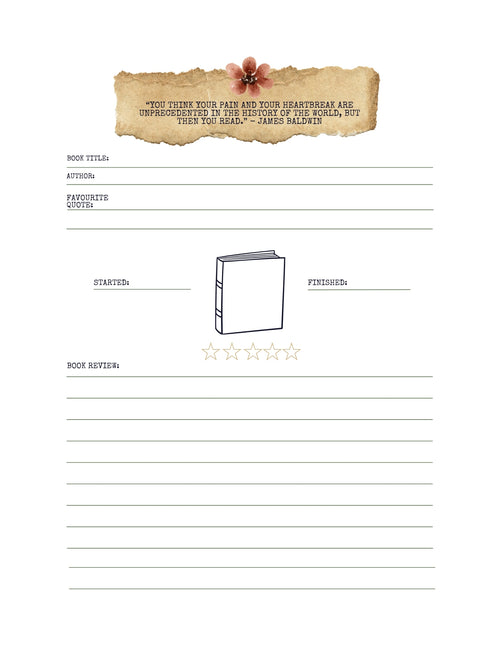 Reading Log: Document Your Joy of Reading